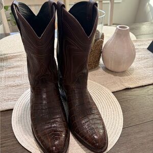 Tecova Dillon men Caiman leather boots